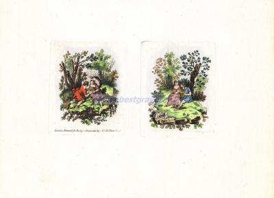 Любовные сцены (1-й лист).