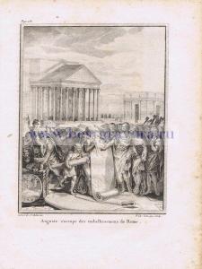 Август занят благоустройством Рима.