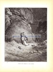 Агарь и Измаил в пустыне.