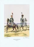 Гвардеец и офицер. 1813 г.
