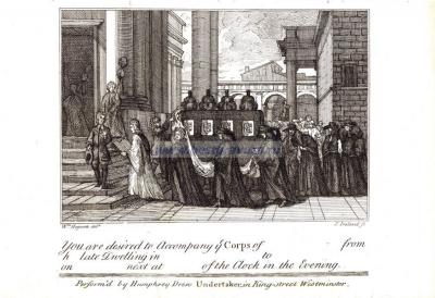 Пригласительный билет на похороны.