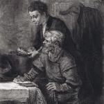 Клод Гайяр. "Ужин в Эммаусе" (фрагмент), 1891 г.