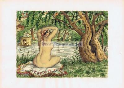 Купальщица.