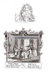 Портрет. Билет на бенефис Гарри Филдинга.