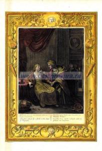 Аполлон в образе Эвриномы соблазняет Левкотою.