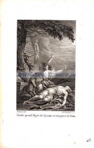 Самоубийство Фисбы мечом Пирама.