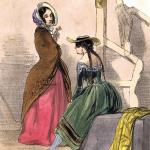 Поль Гаварни. Серия "Актрисы", ок. 1840 г.