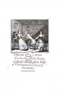 Театральный билет на бенефис м-ра Милворда.